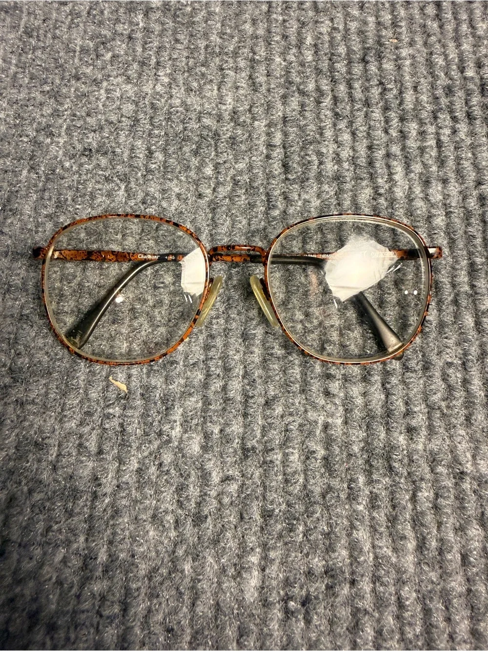 Charmant Vintage 4145 Tortoiseshell Round Frame Glasses